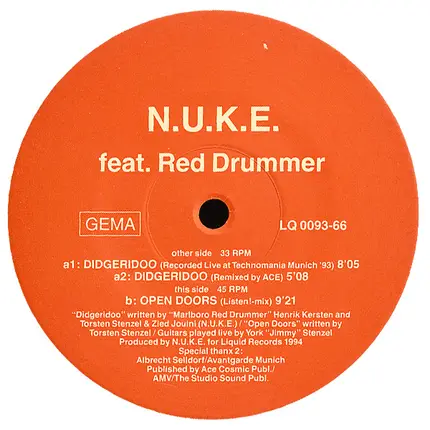N.U.K.E. Feat. Red Drummer - Didgeridoo