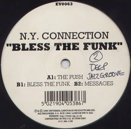 N.Y. Connection - Bless The Funk
