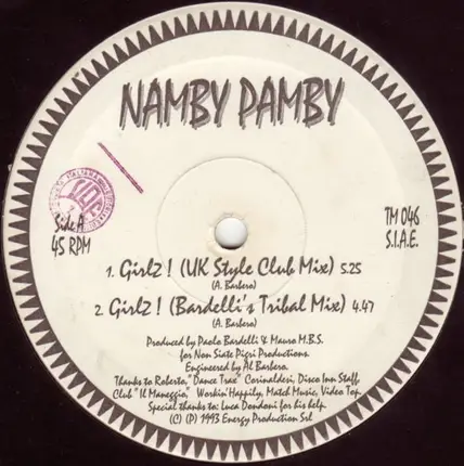 Namby Pamby - Girlz!