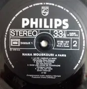 Double LP - Nana Mouskouri - A Paris - Enregistrement Public A L'Olympia