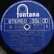 LP - Nana Mouskouri - Chants De Mon Pays