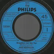 7inch Vinyl Single - Nana Mouskouri - Draussen Vor Der Tür