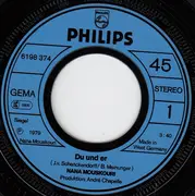 7inch Vinyl Single - Nana Mouskouri - Du Und Er