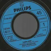7inch Vinyl Single - Nana Mouskouri - Liebe Lebt...