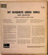 LP - Nana Mouskouri - My Favourite Greek Songs