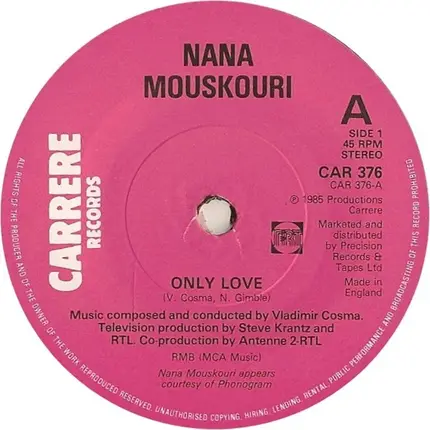 Nana Mouskouri - Only Love
