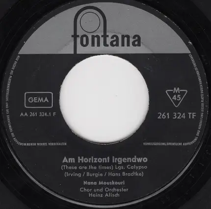 Nana Mouskouri - Am Horizont Irgendwo