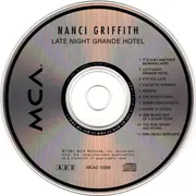 CD - Nanci Griffith - Late Night Grande Hotel