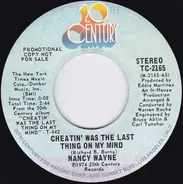 Nancy Wayne - Cheatin` Was The Last Thing On My Mind