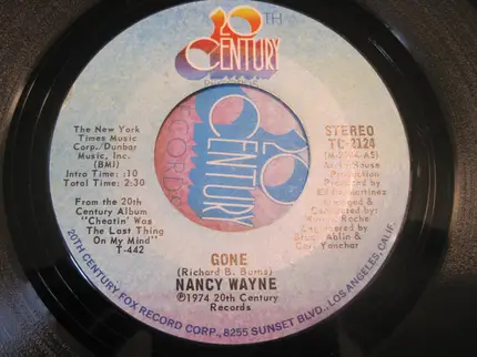 Nancy Wayne - Gone