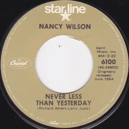 Nancy Wilson - How Glad I Am