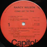 LP - Nancy Wilson - Come Get To This