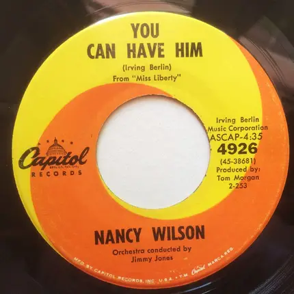 Nancy Wilson - A Lot Of Livin' To Do / You Can Have Him
