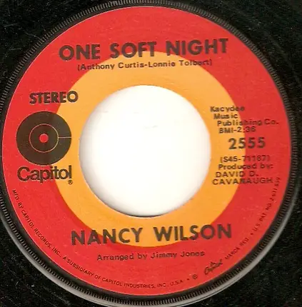 Nancy Wilson - Got It Together / One Soft Night