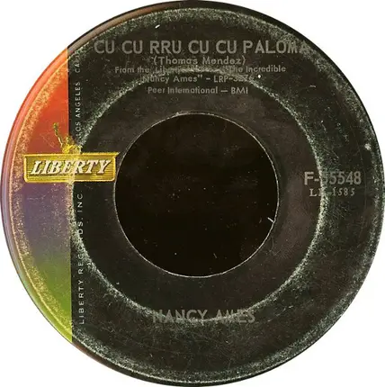 Nancy Ames - Bonsoir Cher / Cu Cu Rru Cu Cu Paloma