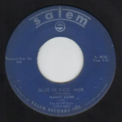 Nancy Dawn - Glue Me Back, Jack / Long Road