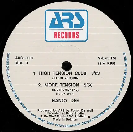 Nancy Dee - High Tension Club