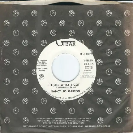 Nancy Jo Garton - If We Don't Make It / I Like What I Got