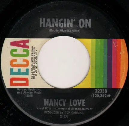 Nancy Love - Put It Off Until Tomorrow / Hangin' On