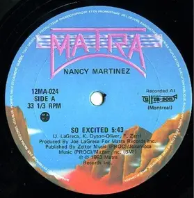 nancy martinez - So Excited