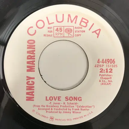 Nancy Marano - Abergavenny / Love Song