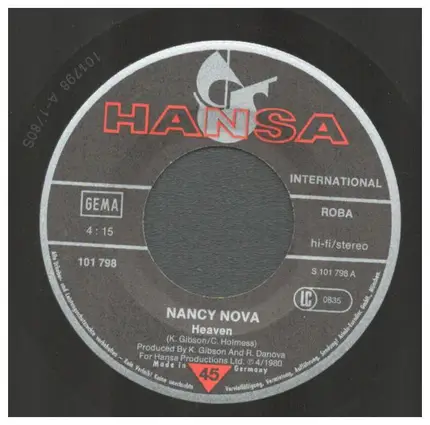 Nancy Nova - Heaven