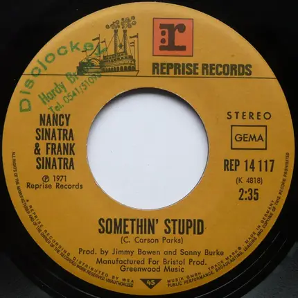 Nancy Sinatra & Frank Sinatra - Somethin' Stupid / Life's A Trippy Thing