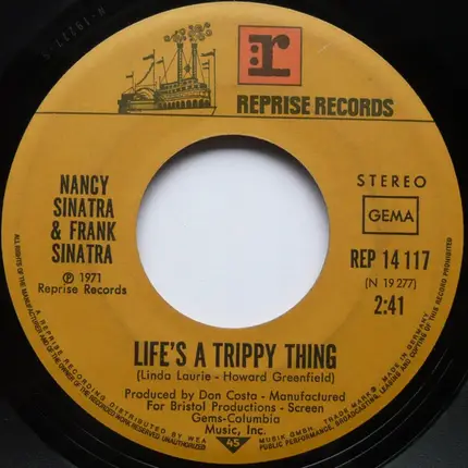 Nancy Sinatra & Frank Sinatra - Somethin' Stupid / Life's A Trippy Thing