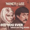 7inch Vinyl Single - Nancy Sinatra & Lee Hazlewood - Did You Ever - Press-out center