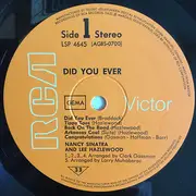 LP - Nancy Sinatra & Lee Hazlewood - Did You Ever?