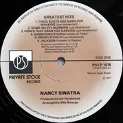 LP - Nancy Sinatra - Nancy Sinatra's Greatest Hits - brown labels