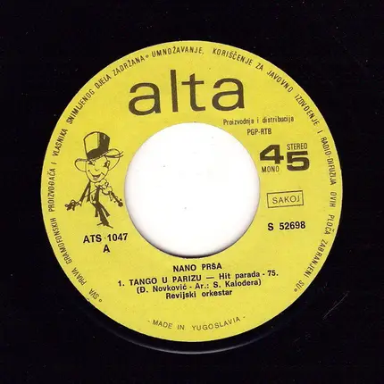 Nano Prša - Tango U Parizu