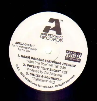 Naam Brigade feat. Juvenile / Poverty - What You Doin'Wit Dat / Life Sucks