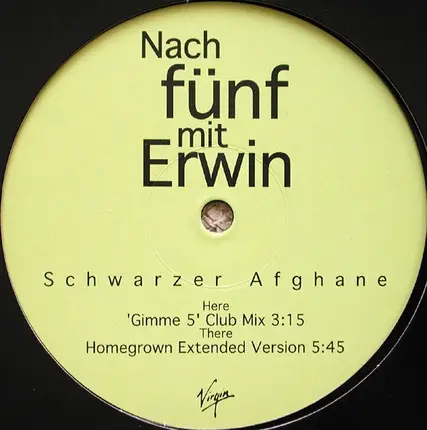 Nach Fünf Mit Erwin - Schwarzer Afghane