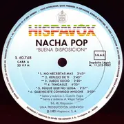 LP - Nacha Pop - Buena Disposición
