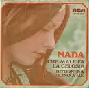 7inch Vinyl Single - Nada - Che Male Fa La Gelosia / Ritornerà Vicino A Me