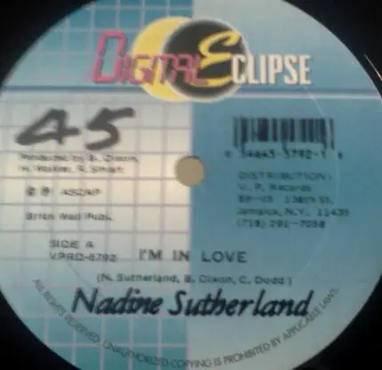 Nadine Sutherland , Gregory Isaacs - I'm In Love / Breaking Up