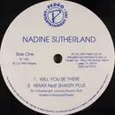 12inch Vinyl Single - Nadine Sutherland - Will You Be There