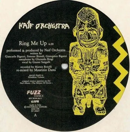 Naif Orchestra - Ring Me Up / Broad-Line