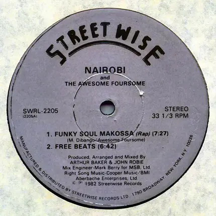 Nairobi And Awesome Foursome / Nairobi - Funky Soul Makossa