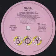 12inch Vinyl Single - Naka - That's It