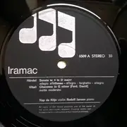LP - Händel / Vitali / Senaillé / Tartini - Sonate Nr.4 D-Dur / Chaconne G-Moll / Sonate Nr.9 G-Moll / Sonate G-Moll - Gatefold