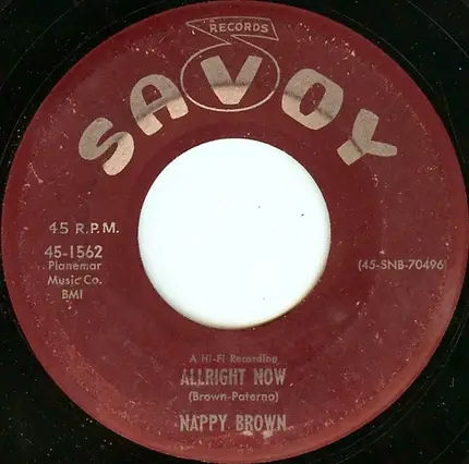 Nappy Brown - Allright Now