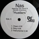 12inch Vinyl Single - Nas Featuring The Game & Marsha Ambrosius - Hustlers