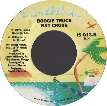 Nat Cross - Theme From A Yet To Be Filmed Movie / Boogie Truck