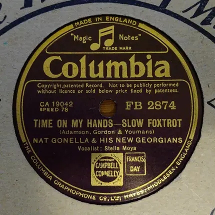 Nat Gonella And His New Georgians - Barnacle Bill The Sailor / Time On My Hands