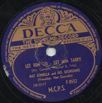 Nat Gonella & His Georgians - Ma-Ma / Let Him Go - Let Him Tarry