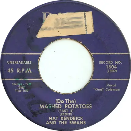 Nat Kendrick & The Swans - (Do The) Mashed Potatoes