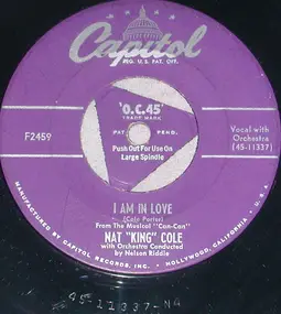 Nat King Cole - I Am In Love / My Flaming Heart