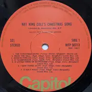 LP - Nat King Cole - Nat King Cole's Christmas Song